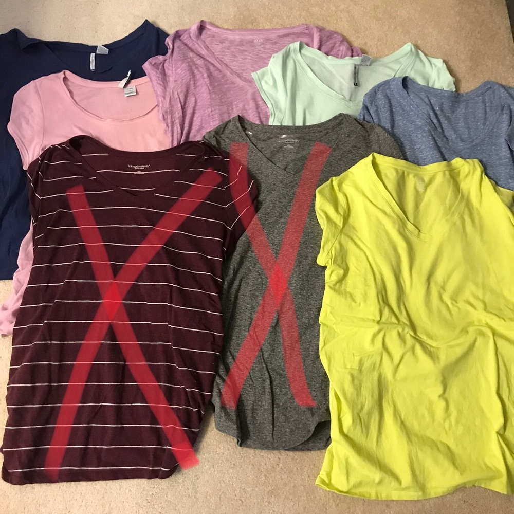 XL Maternity Short Sleeve Shirts